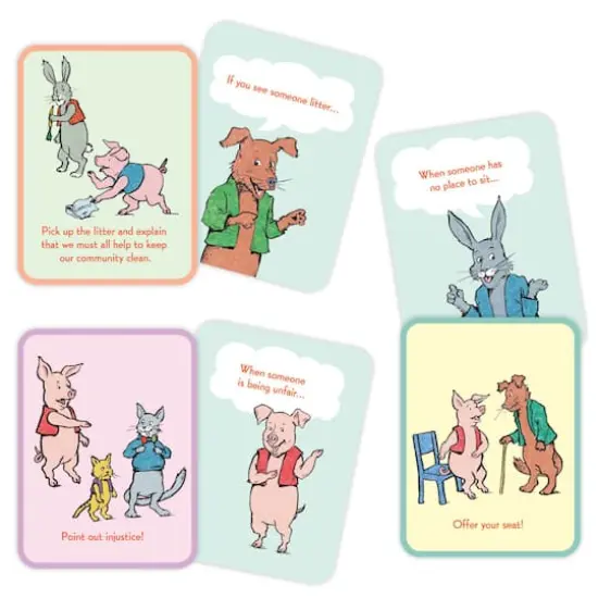 eeBoo Good Citizenship Conversation Flash Cards {3}