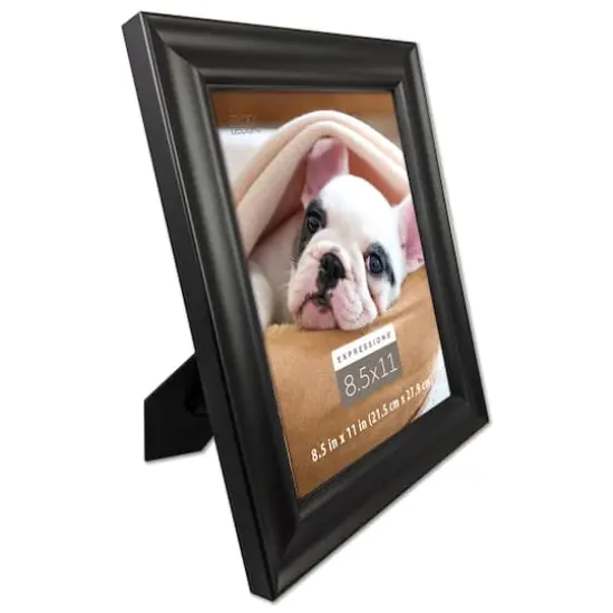 Expressions&trade;8.5" x 11" Black Document Frame by Studio D&eacute;cor&reg; {4}