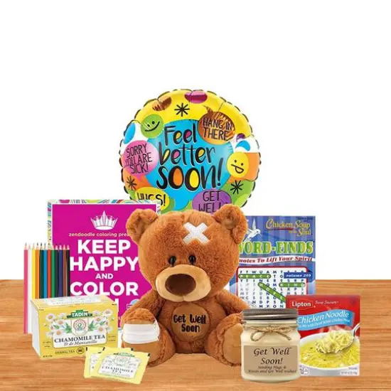 Sending Good Vibes Get Well Care Package {1}