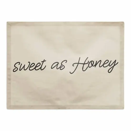 Sweet As Honey Hive 18" x 14" Poly Twill Placemat {1}