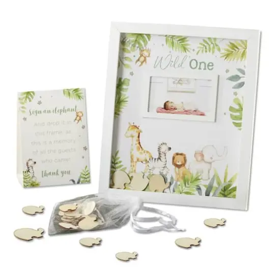 Kate Aspen Safari Baby Shower Guest Book Alternative  {1}