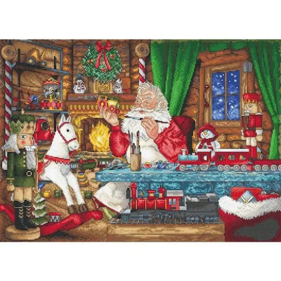 LetiStitch Getting Ready for Christmas Counted Cross Stitch Kit {1}