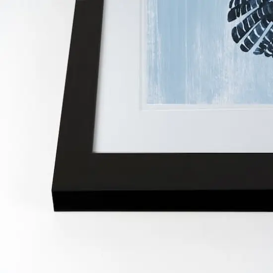 Navy Painted Turkey Fall Print in Black Frame {3}