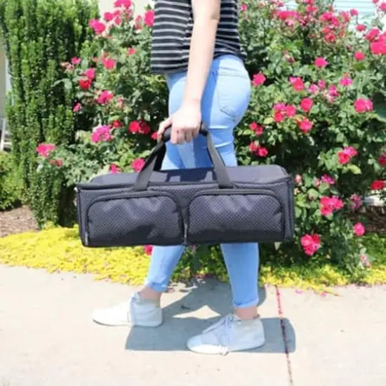 Everything Mary Black Polka Dot Die-Cut Machine Carrying Case {6}