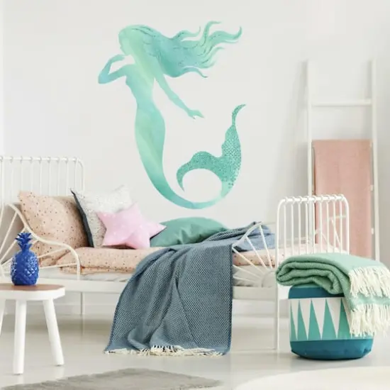 RoomMates Glitter Mermaid Peel & Stick Giant Wall Decals {5}