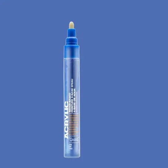 Montana Fine Acrylic Marker Shock Blue {3}
