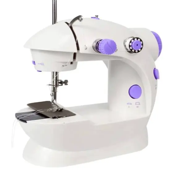 Liantral Lavender Dual Speed Mini Sewing Machine for Beginners {1}