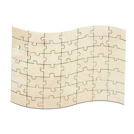 Leisure Arts&reg; Large Flag D.I.Y. Wood Puzzle {3}