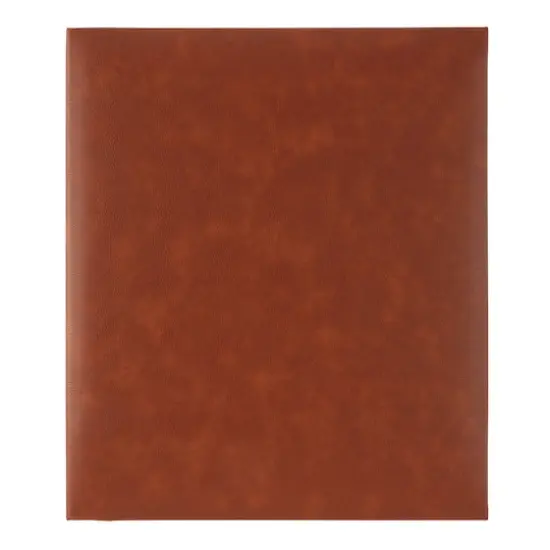 8.5" x 11" Faux Leather Scrapbook Album by Recollections&trade; Brown {1}