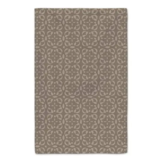 Slow Down Enjoy Life Tea Towel Set Brown {6}