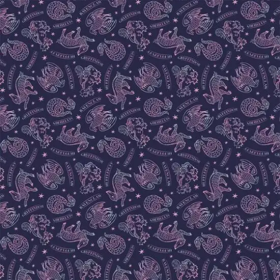 Harry Potter Mystical Houses Precut Cotton Fabric {1}