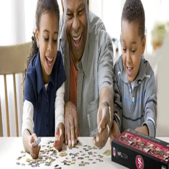 NFL Game Day in the Dog House 1,000 Piece Puzzle San Francisco 49ers {3}