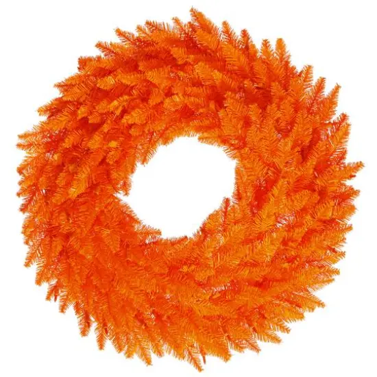 24" Orange Fir Artificial Christmas Wreath {1}