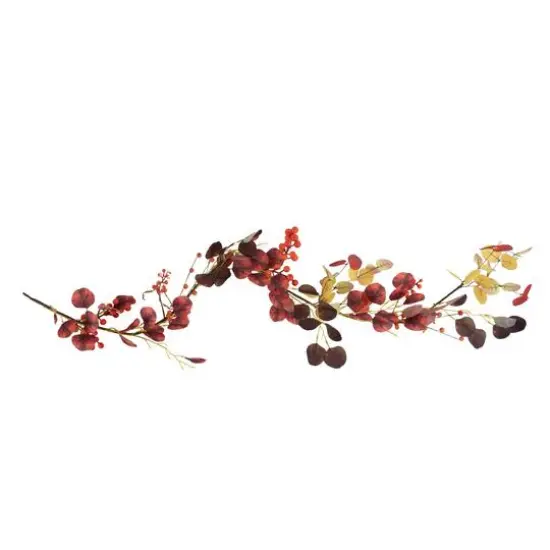 5ft. Berries & Maple Leaves Artificial Fall Harvest Garland {1}