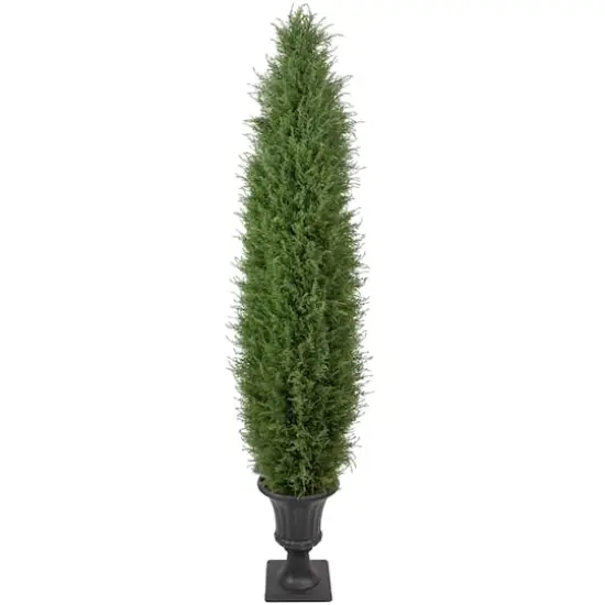 5ft. Unlit Artificial Cedar Pine Arborvitae Tree in Urn Style Pot {1}