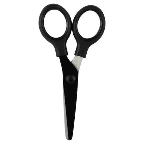 JAM Paper 5" Multi-Purpose Mini Scissors Black {1}