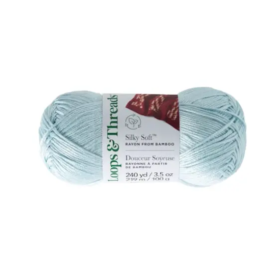 Silky Soft&trade; Yarn by Loops & Threads&reg; Ice Blue {1}