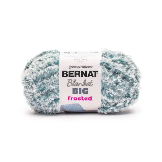 Bernat&reg; Blanket Big Frosted&trade; Yarn Blue Lagoon {1}