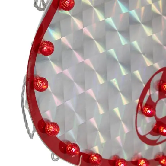 43" LED Holographic Merry Christmas Sign Outdoor D&eacute;cor {7}