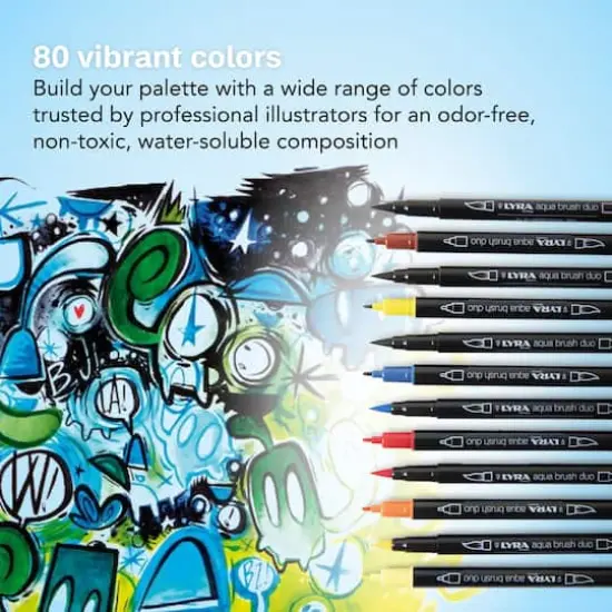 LYRA Aqua Brush Duo Marker Pen Set {4}