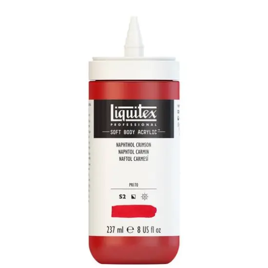 Liquitex&reg; Professional Soft Body Acrylic Color, 8oz. Naphthol Crimson {10}