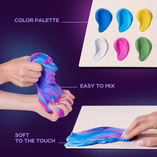 OKTO Sensory Art 3D Claude Monet Water Lilies Clay Painting Kit {4}