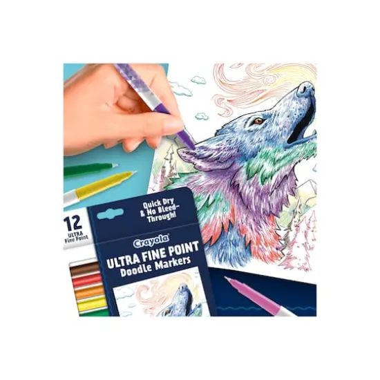 Crayola&reg; Ultra Fine Point Doodle Markers, 12ct. {7}