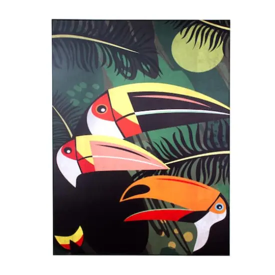 Toucan Birds Outdoor Canvas Art Print - 35"x35" {6}