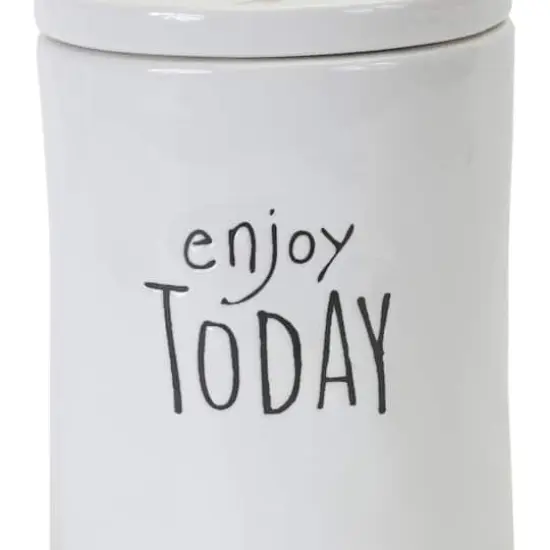 Happy Sentiments Stoneware Canister Set {3}