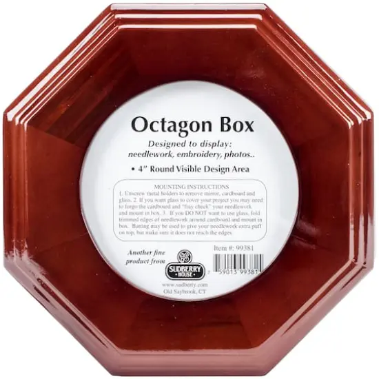 Sudberry House Mahogany Octagon Box {1}