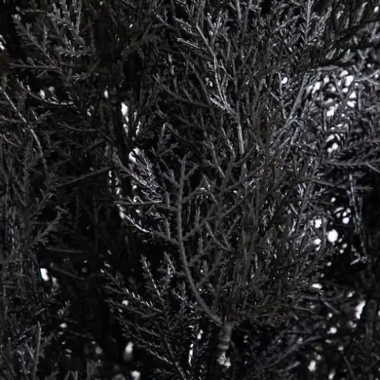 6ft. UV Resistant Artificial Halloween Black Cedar Tree (Indoor/Outdoor) {4}