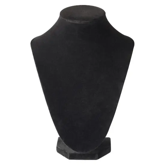 9" Black Velvet 3D Necklace Stand by Bead Landing&trade; {4}