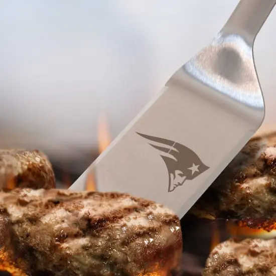 NFL Stainless Steel BBQ Spatula with Bottle Opener New England Patriots {5}