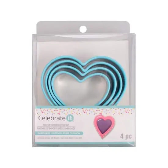 Hearts Stainless Steel Nested Cookie Cutter Set by Celebrate It&reg; {5}