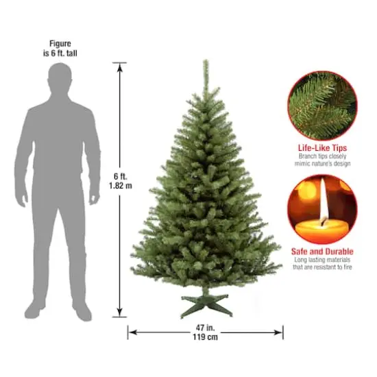 6ft. Unlit Kincaid Spruce Artificial Christmas Tree {5}