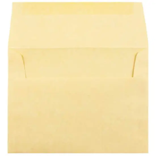 JAM Paper 4.75" x 6.5" Parchment Invitation Envelopes, 50ct. Antique Gold Recycled {4}