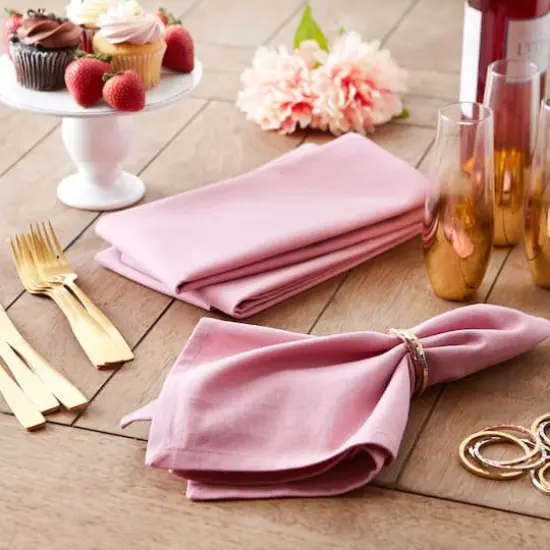 DII&reg; Oversized Napkin, 6ct. Rose {6}
