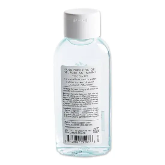 European Soaps Hand Purifying Gel, 3.4oz. Coconut {5}