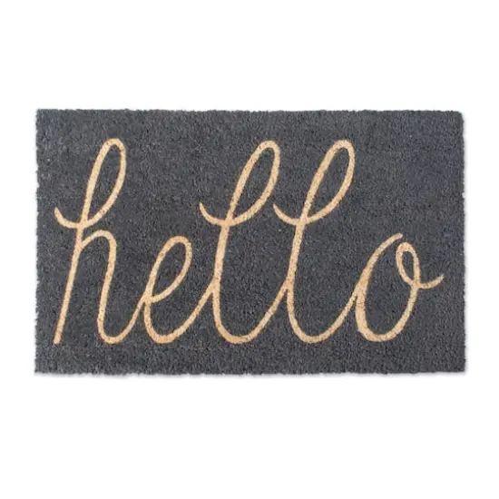 DII&reg; Hello Doormat Gray {1}