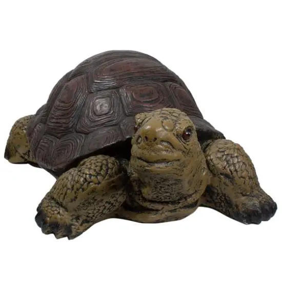 22.75" Brown & Green Turtle Outdoor Garden Statue {4}