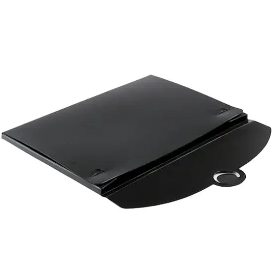 JAM Paper Black 9.5" x 12" Plastic Portfolio {5}