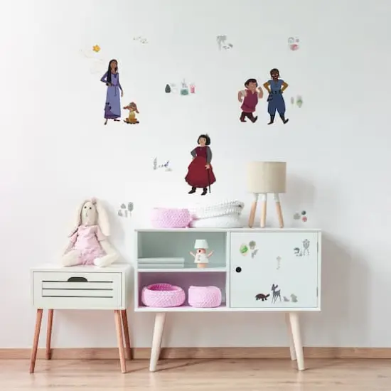 RoomMates Disney&reg; Wish Asha & Friends Wall Decal Set {3}