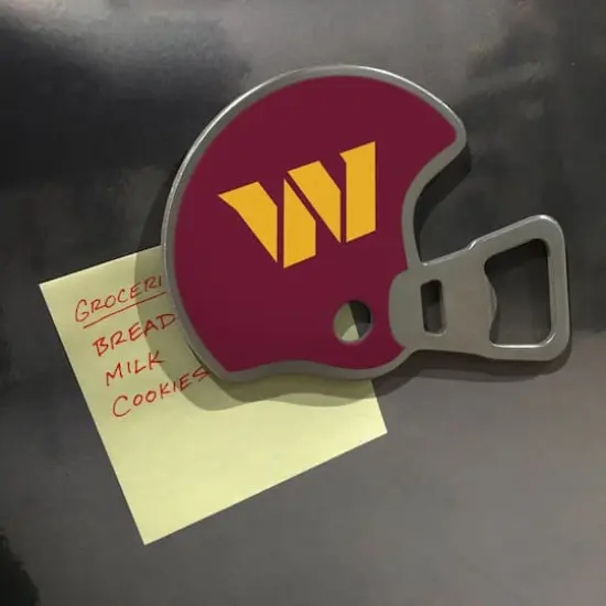 Football Season Opener Bottle Opener Washington Commanders {5}