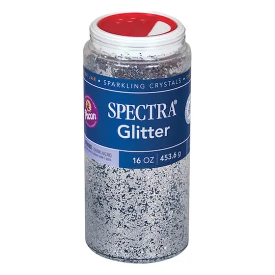 Pacon&reg; Spectra&reg; Glitter Sparkling Crystals, 2ct. Silver {4}