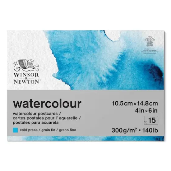 Winsor & Newton&reg; Watercolor Postcard Pad, 4" x 6" {1}
