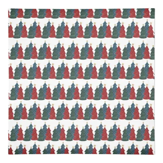 Christmas Tree Trio Cotton Twill Napkin {1}