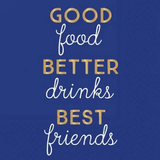 JAM Paper Good, Better, Best Cocktail Napkins, 40ct. {1}