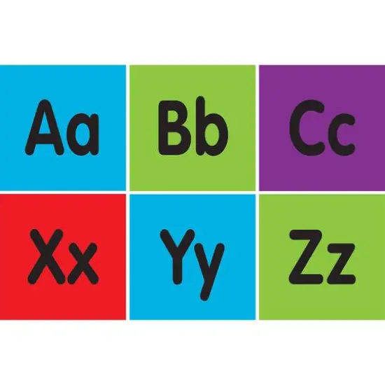 Teacher Created Resources Spot On&reg; 4" Alphabet Carpet Floor Markers {3}