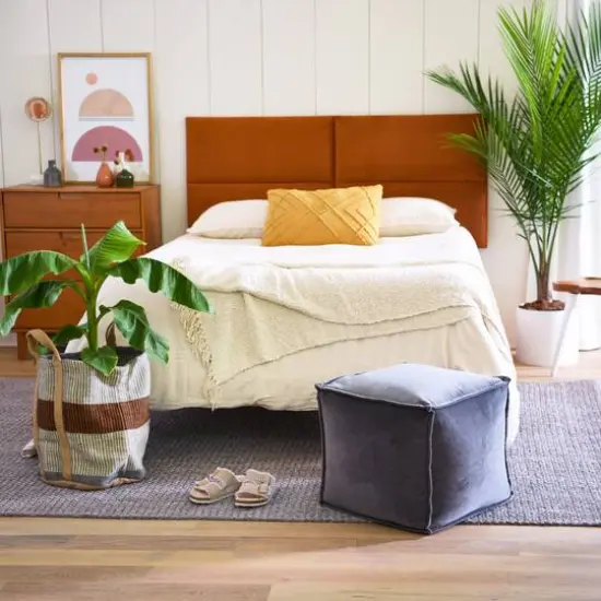 Hello Honey&reg; 24" Rust Striped Woven Jute Tote with Liner {4}