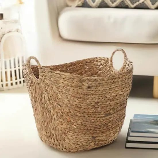 Brown Sea Grass Contemporary Storage Basket {7}